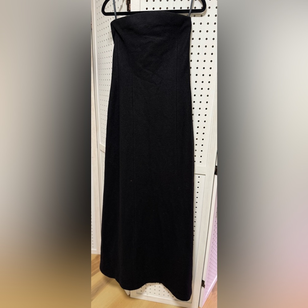 Banana Republic Wool Classic Black Maxi Dress